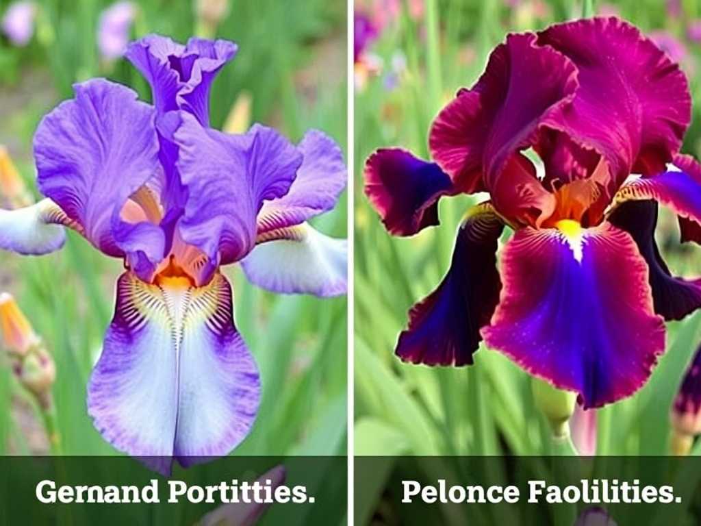 How to Identify German Iris Varieties and Japanese Iris Varieties?