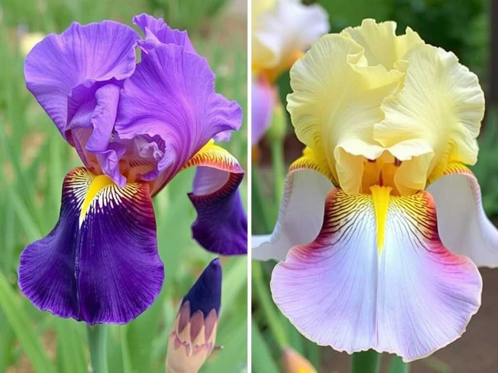 How to Identify German Iris Varieties and Japanese Iris Varieties?(1) How to Identify German Iris Varieties and Japanese Iris Varieties?(1)