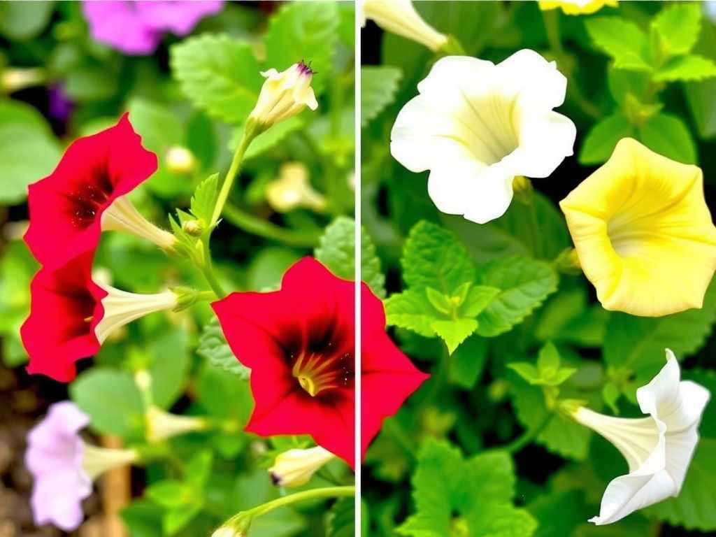 How to Quickly Recognize Trailing Petunia Varieties and Upright Petunia Varieties?