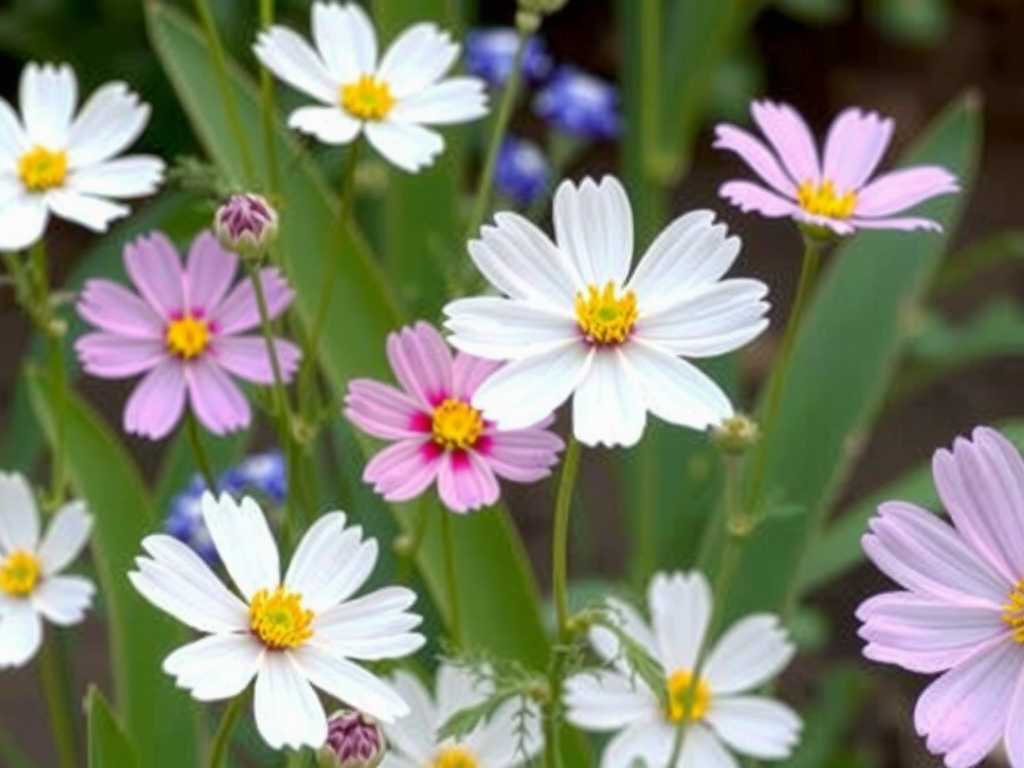 How to Distinguish White-Flower Cosmos Varieties and Pink-Flower Cosmos Varieties?