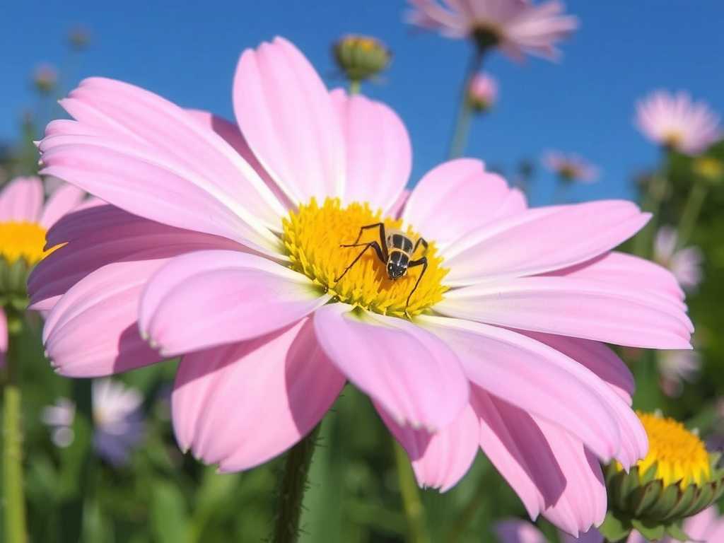 How to prevent powdery mildew and spider mites on cosmos