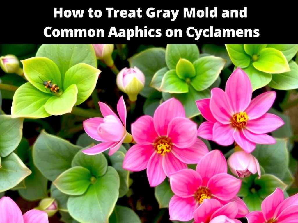 How to treat gray mold and common aphids on cyclamens(1)