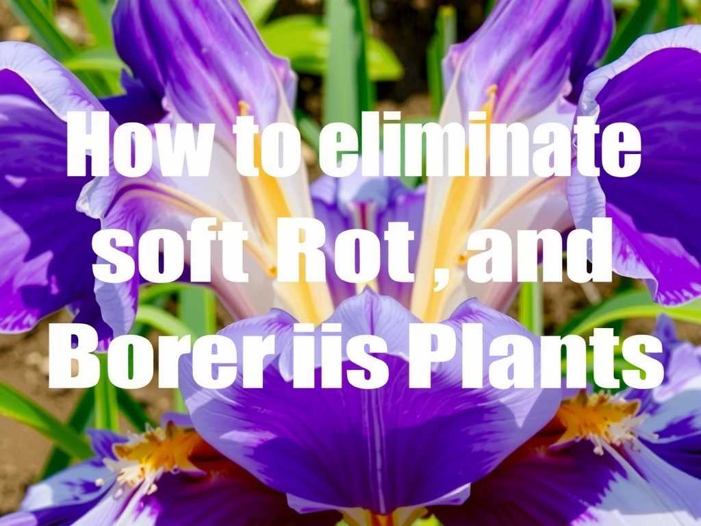 How to eliminate soft rot and borers from iris plants