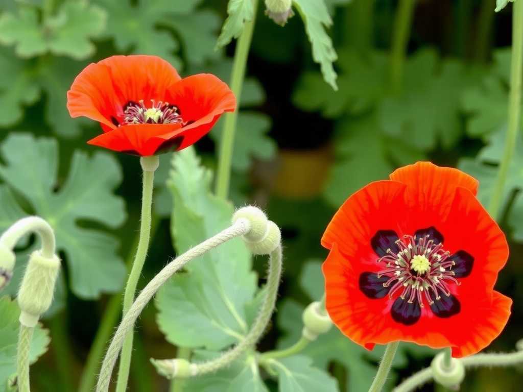 How to remove downy mildew and common aphids on corn poppies(1)