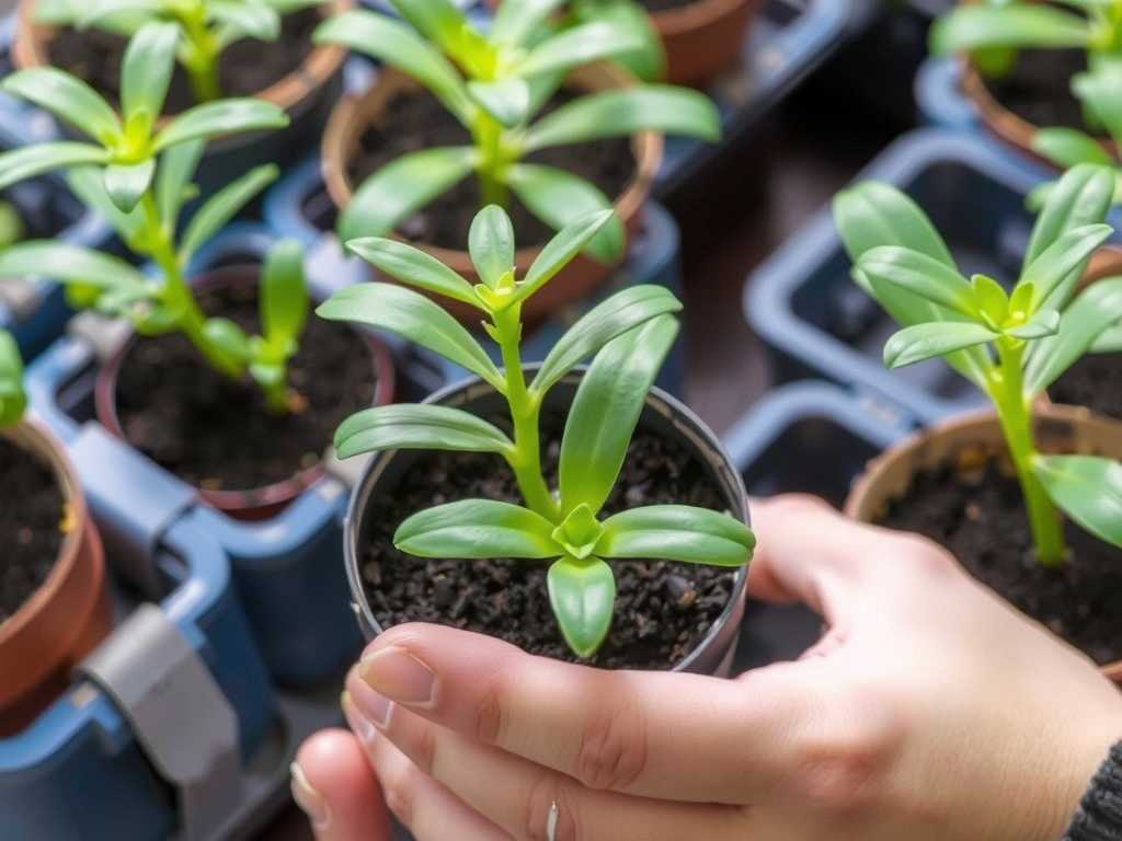 How to do well seedling recovery maintenance for eustomas after repotting