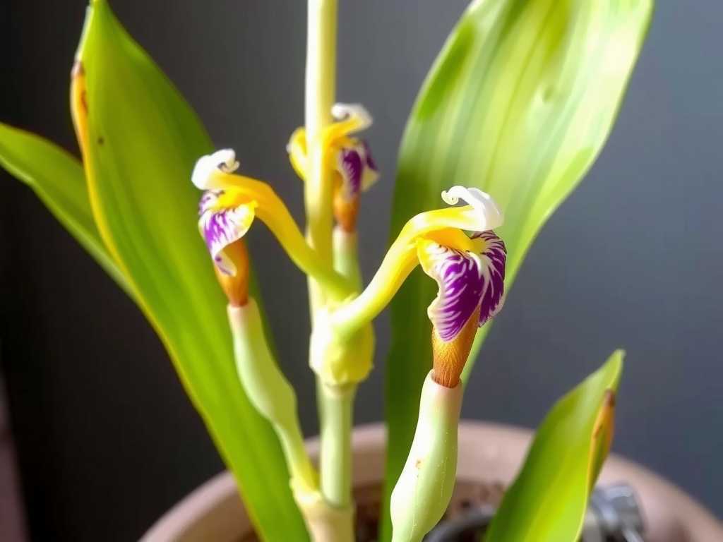 How to fix the leaf tip browning problem of irises after repotting