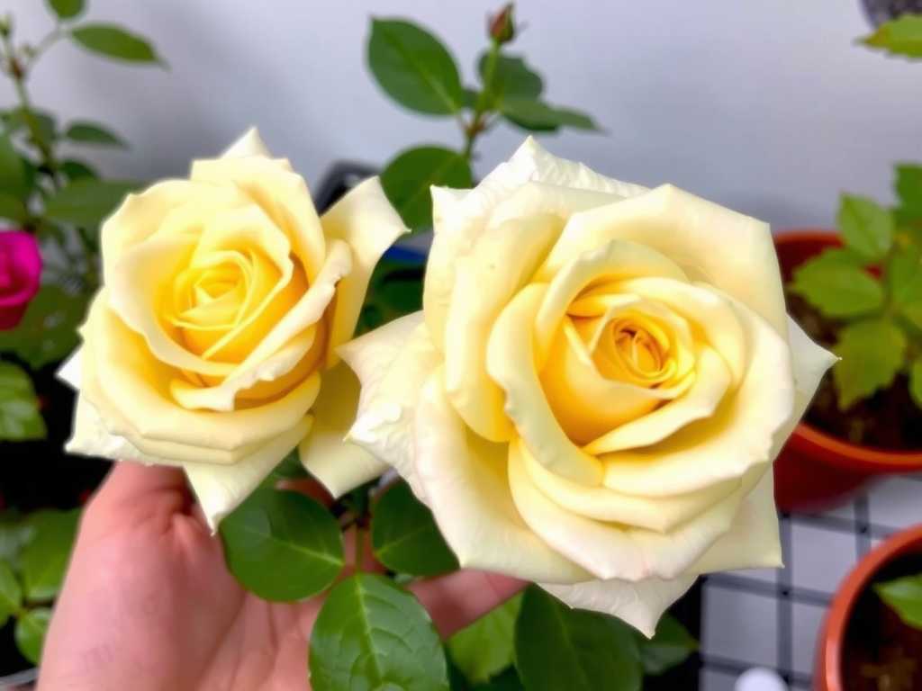 How to solve the yellow leaf problem of hybrid tea roses after repotting