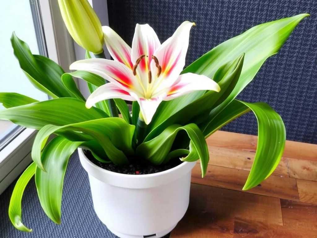 How to fix root rot problem of lilies after the repotting process(1)