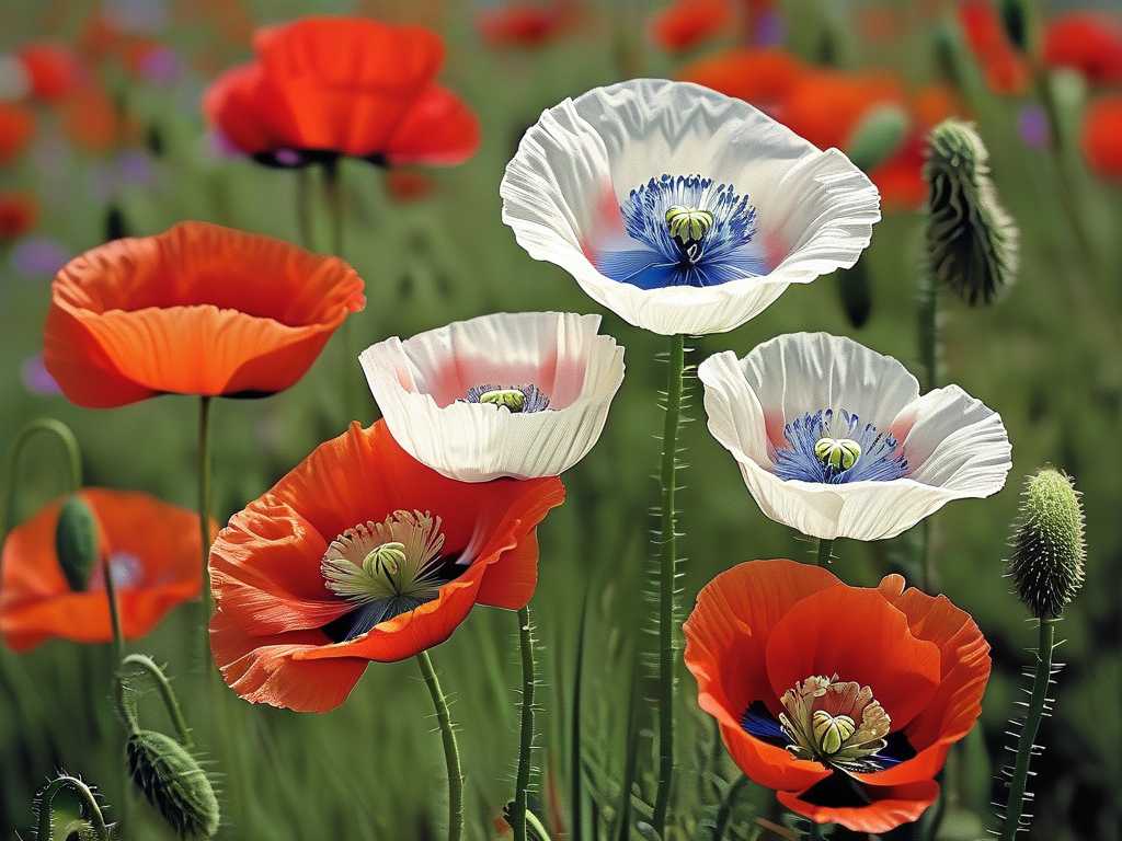 How to Identify Different Papaver Rhoeas Varieties?